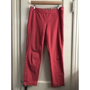 Lands' End Women's Coral Fit 2 Stretch Capris Size 4 Side Zipper